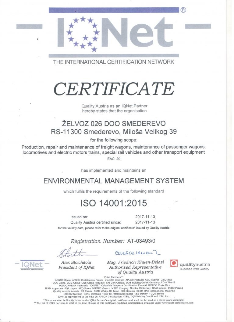 ISO 14001:2015